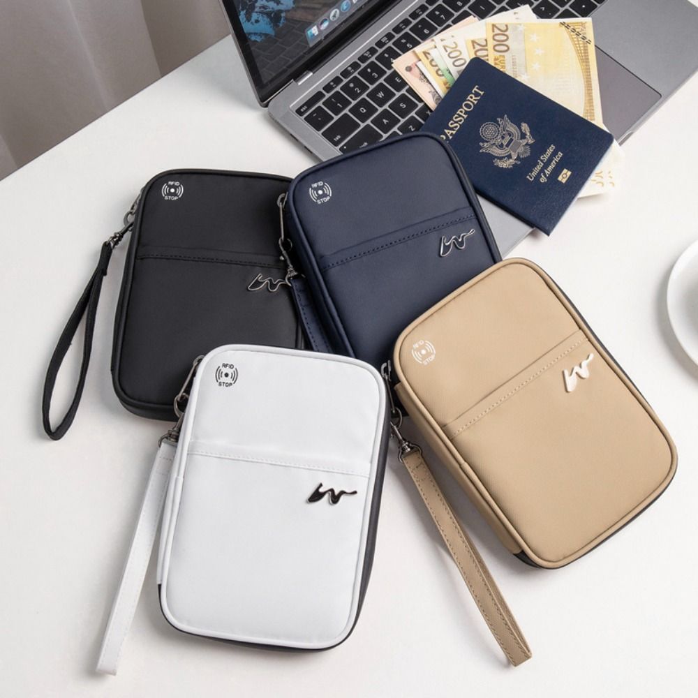 Passport Wallet Rfid - Przenośne poliestrowe etui na karty o