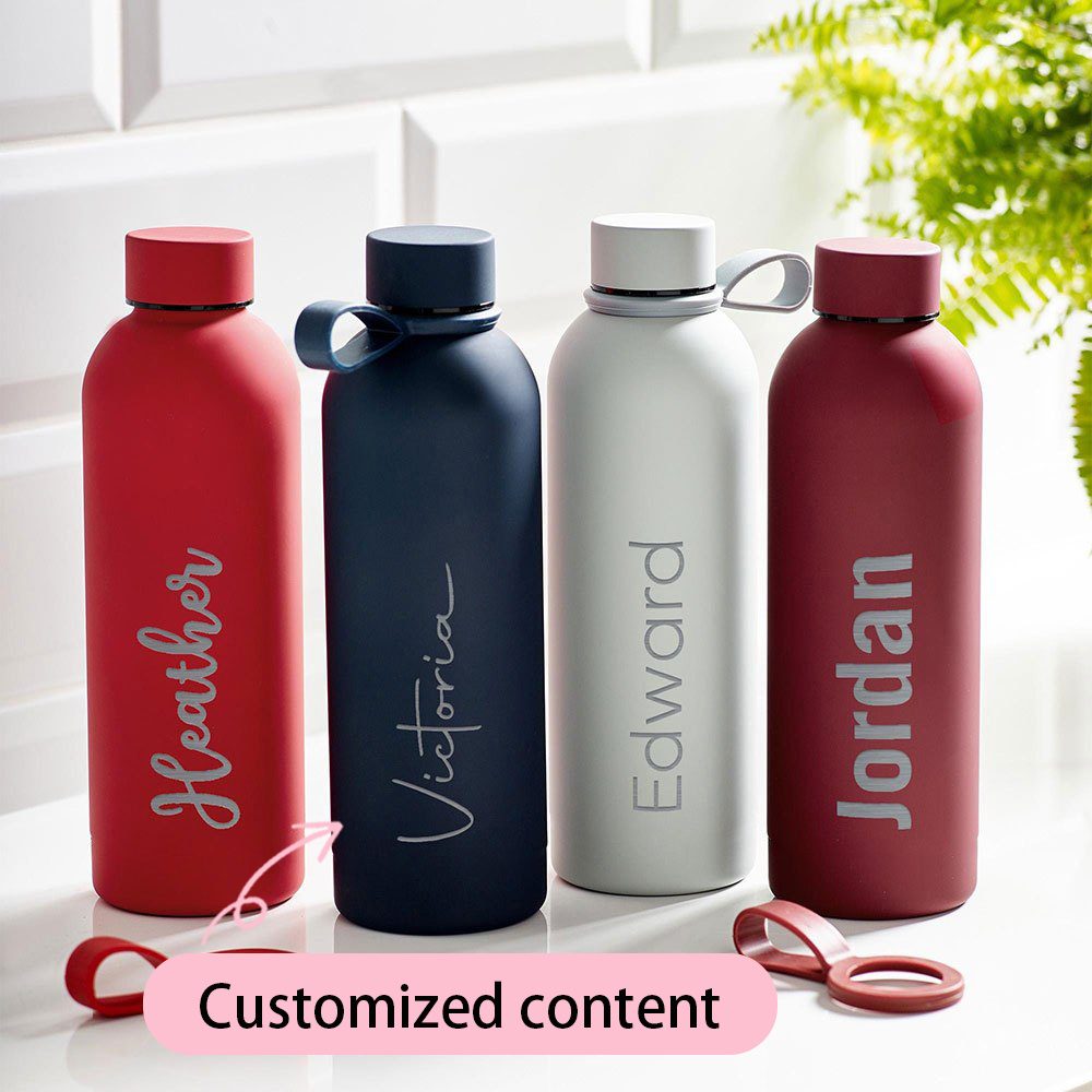Flask Stainless Steel - Spersonalizowana butelka na wodę ze stali