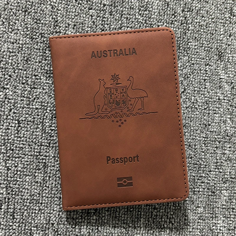 Passport Wallet Rfid - Australia Okładka na paszport Blokowanie Rfid