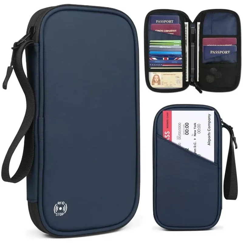 Passport Wallet Rfid - Lekki pokrowiec na paszport podróżny dla