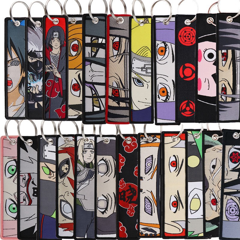 Men Accessories Sale - Anime Naruto Haftowane Breloczki Fajne Zawieszki