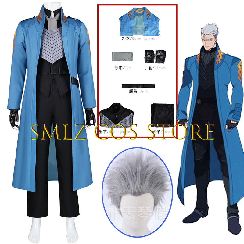 Men Accessories Set - Nowy Kostium Cosplay Vergila z Cry