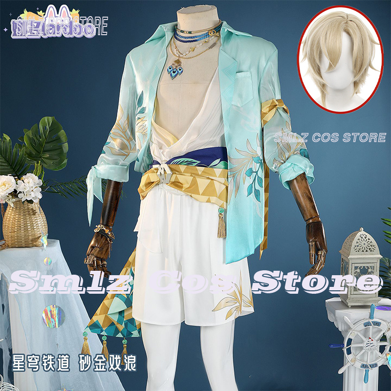 Men Accessories Set - Kostium cosplay Aventurine z gry Honkai: