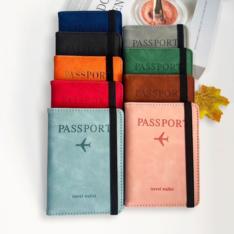 Passport Wallet Rfid - Etui na paszport ze skóry PU,