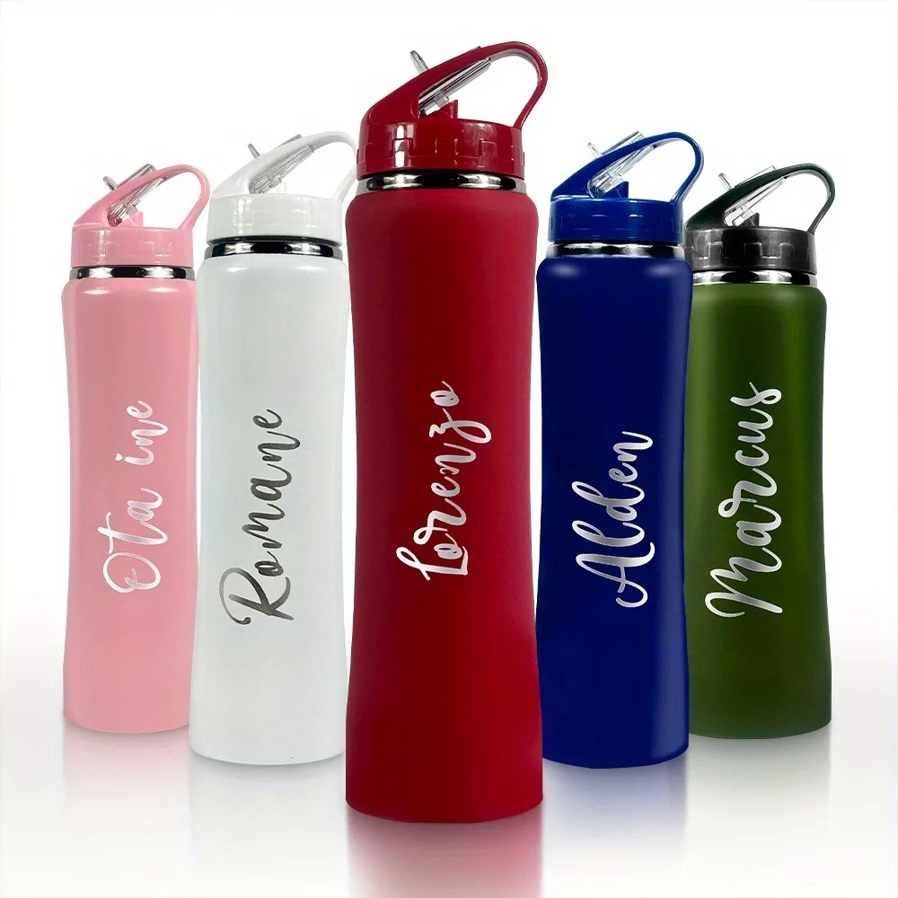 Flask Stainless Steel - Spersonalizowana izolowana butelka na wodę ze