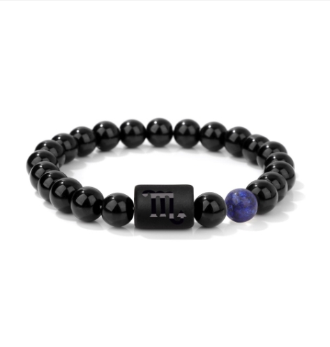 Men Accessories Amazon - Europejska bransoletka z koralików z kamienia
