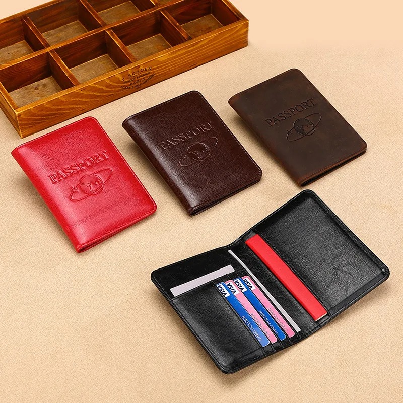 Unisexowa skórzana okładka na  – Passport Wallet Rfid recenzja i cena