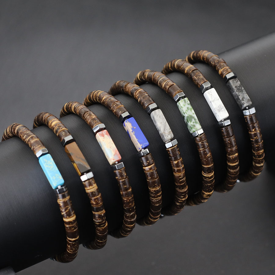 Mężczyźni Retro 5mm Naturalna  – Men Accessories Amazon recenzja i cena
