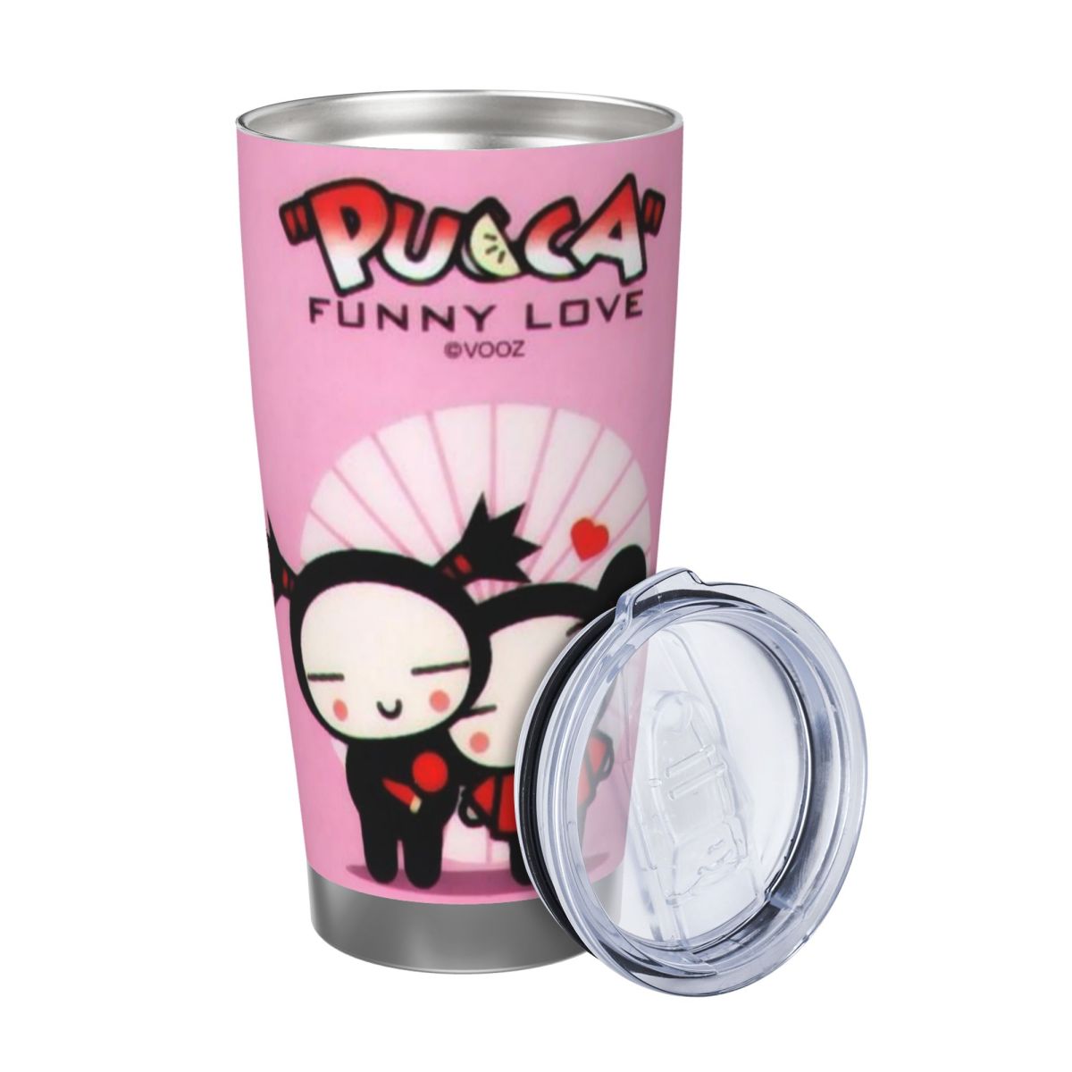 Uroczy kreskówkowy Pucca 20oz  – Flask Stainless Steel recenzja i cena