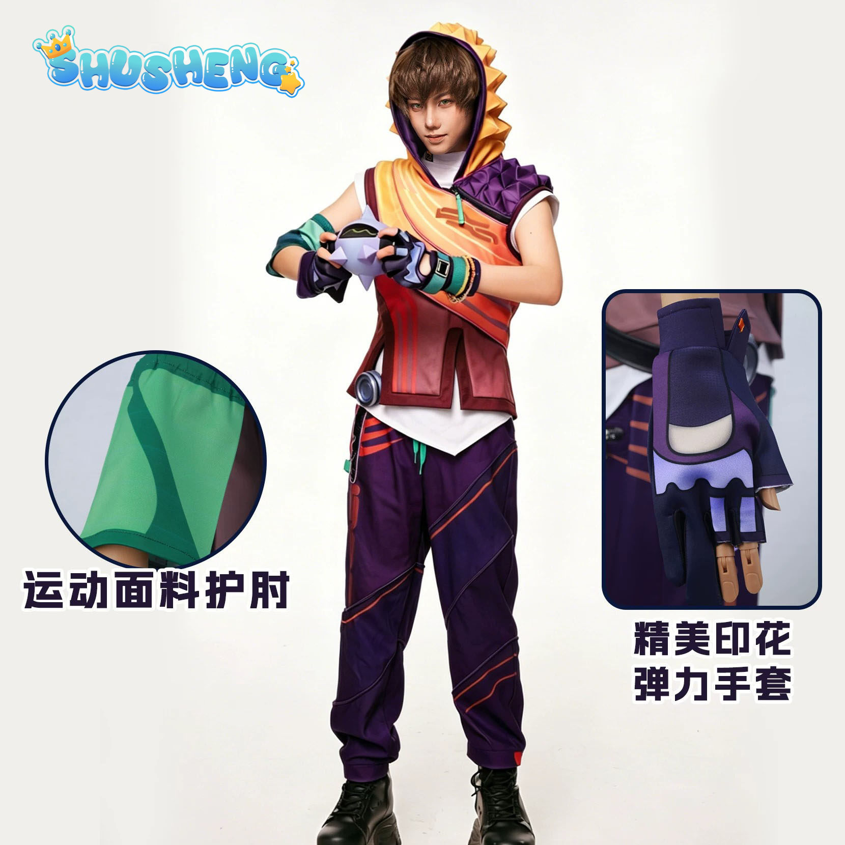 Kostium Cosplay Valorant Miks  – Men Accessories Set recenzja i cena