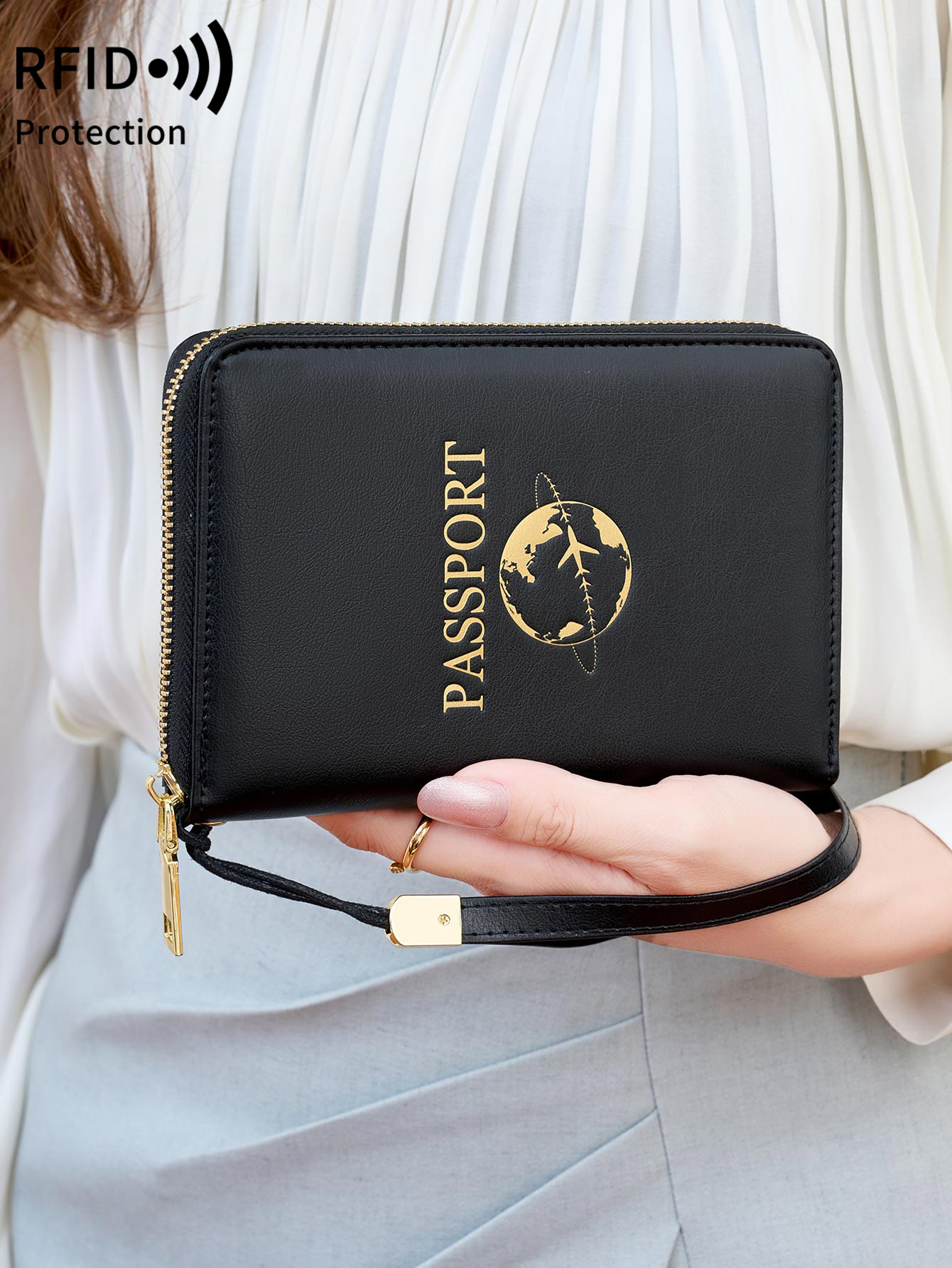 Portfel podróżny z ochroną RFI – Passport Wallet Rfid recenzja i cena