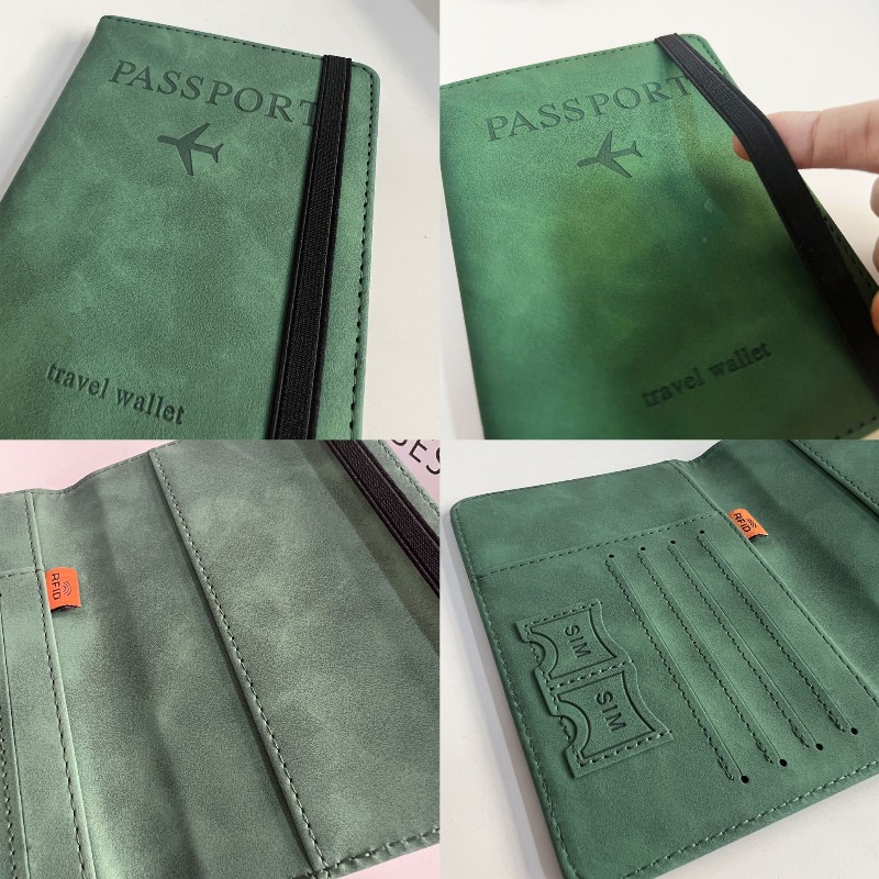Etui na paszport ze skóry PU,  – Passport Wallet Rfid recenzja i cena