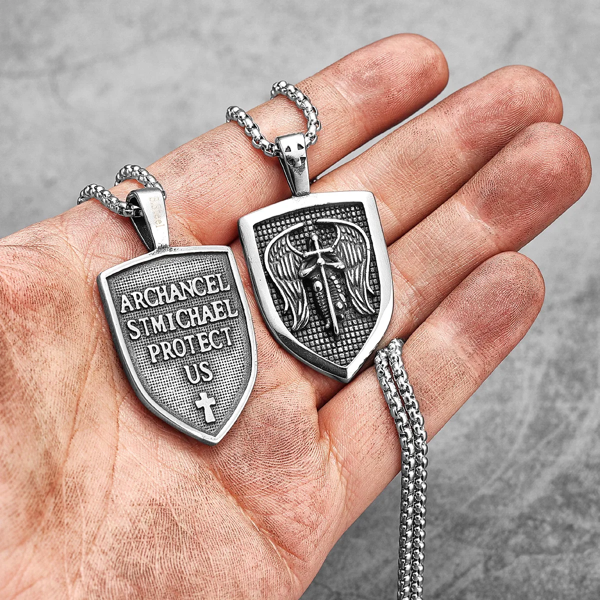 Archangel St. Michael Wisiorki – Men'S Accessories Best recenzja i cena
